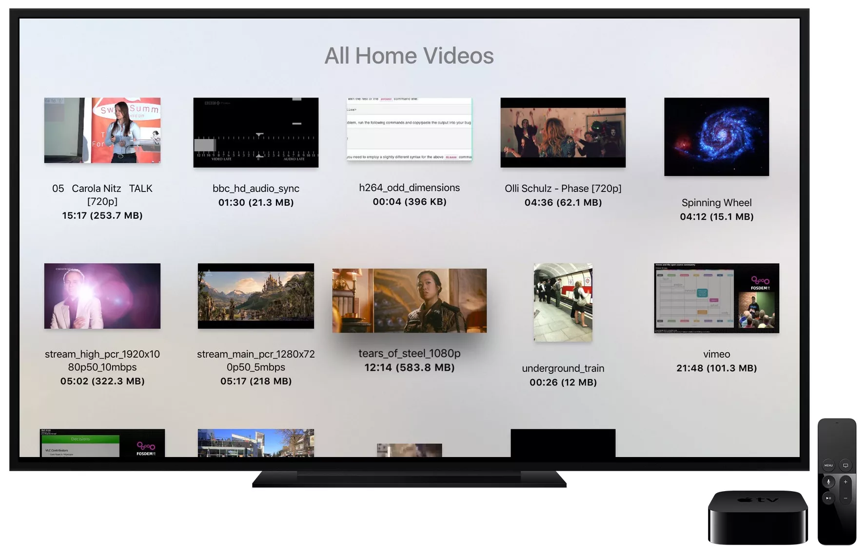 Cómo usar VLC para ver casi cualquier vídeo en el Apple TV