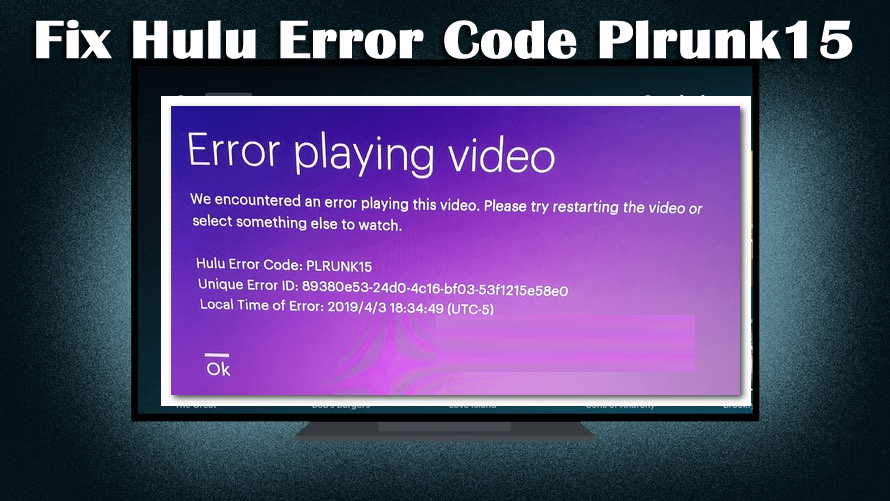 Códigos de error de Hulu: Qué son y cómo solucionarlos - 13 - febrero 5, 2021