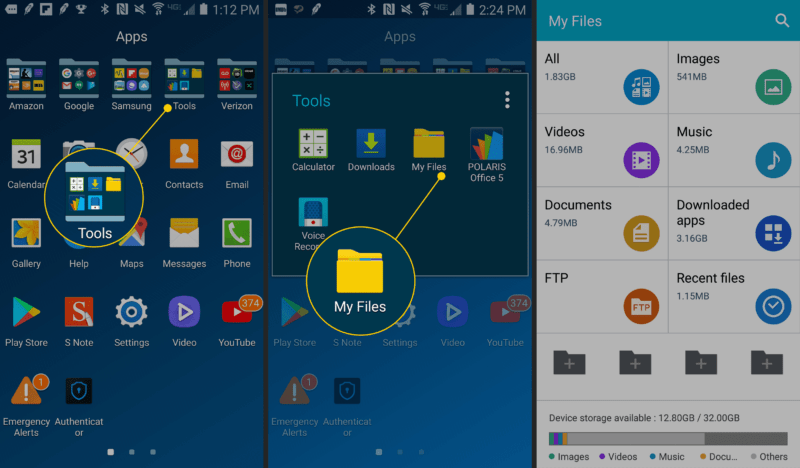 Cómo usar la aplicación Samsung My Files para encontrar tus descargas