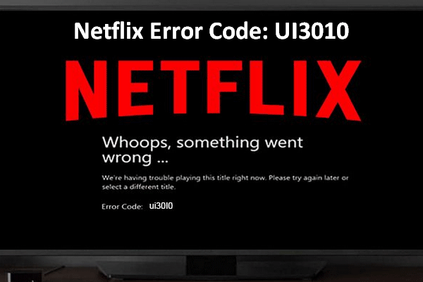 Netflix Error UI-113