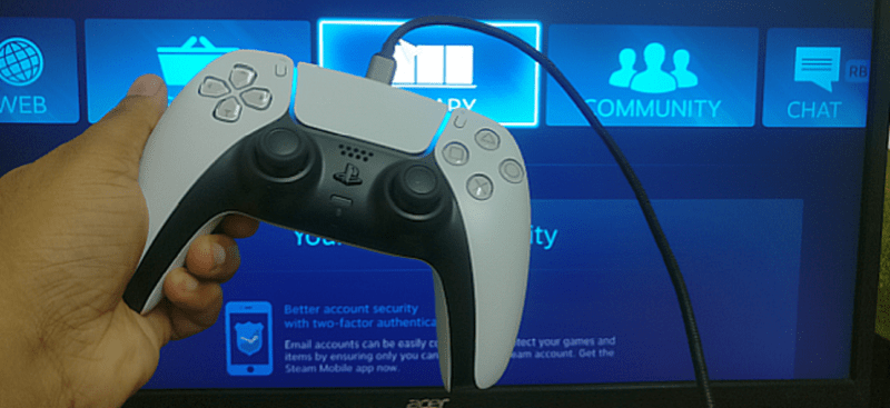 Cómo utilizar un mando de PS5 en Steam
