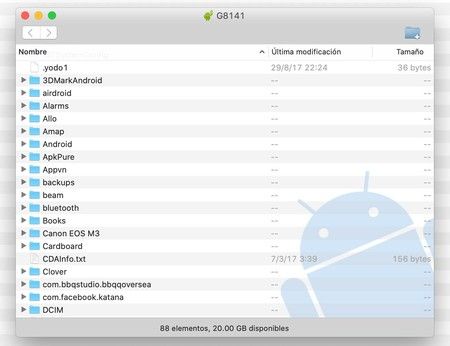 Transferencia de archivos de Android no funcione en Mac