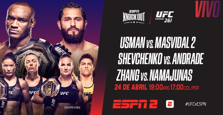 Watch live the fights of the UFC with ESPN + (2021)