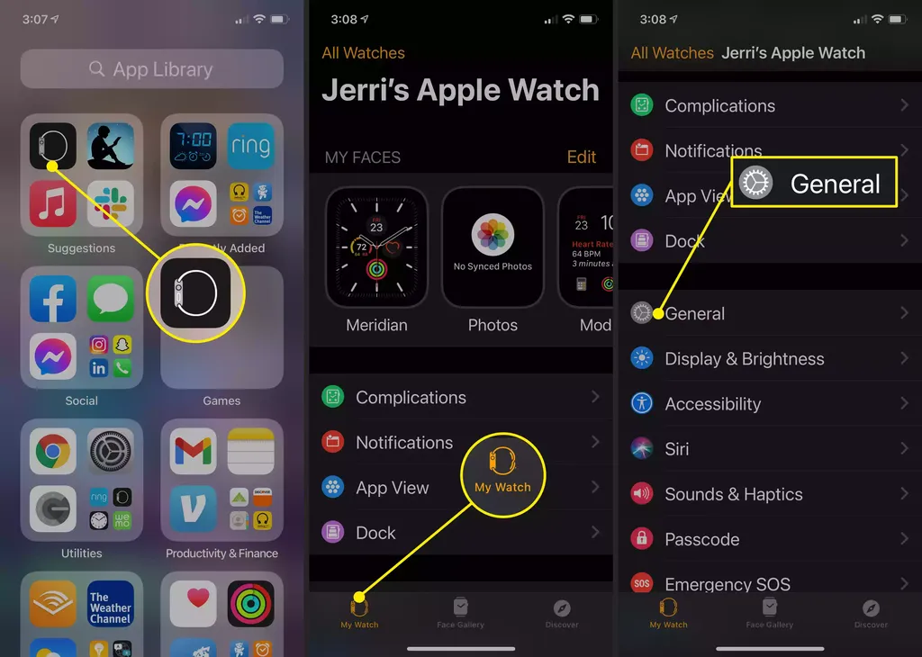 Cómo cambiar el nombre de un Apple Watch en el iPhone