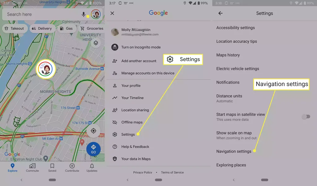 Cómo cambiar la voz de navegación de Google Maps