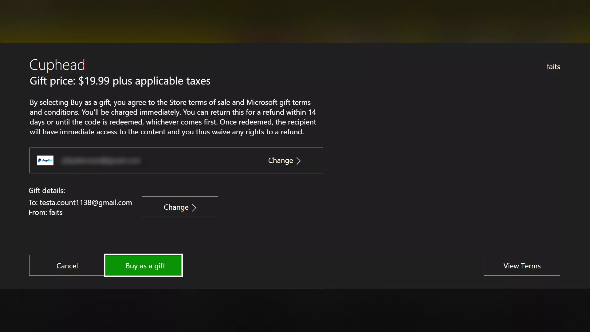 Cómo enviar juegos como regalo a través de Xbox Network