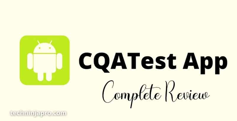 Aplicación CQATest - Revisión completa - 1 - septiembre 13, 2021