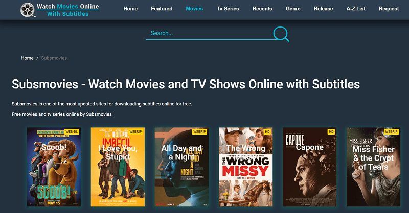 Subsmovies - Ver todos los programas de televisión gratis, Web-series y películas en línea con subtítulos - 3 - agosto 27, 2021