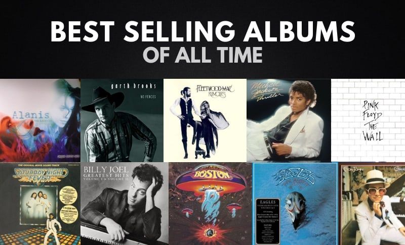 Los 20 álbumes más vendidos de todos los tiempos