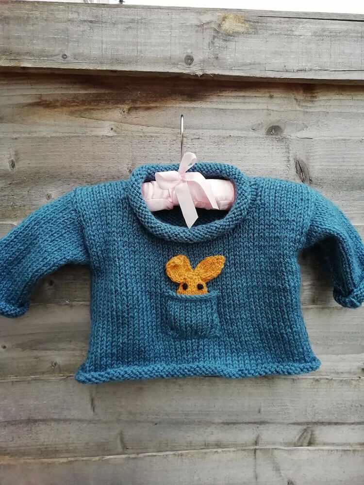 14 Adorables patrones de tejido de suéter de bebé - 23 - junio 16, 2022