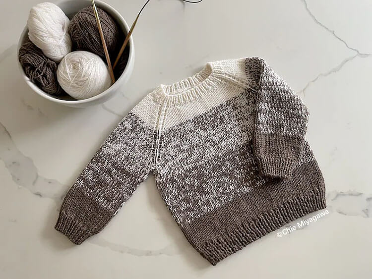 14 Adorables patrones de tejido de suéter de bebé - 19 - junio 16, 2022