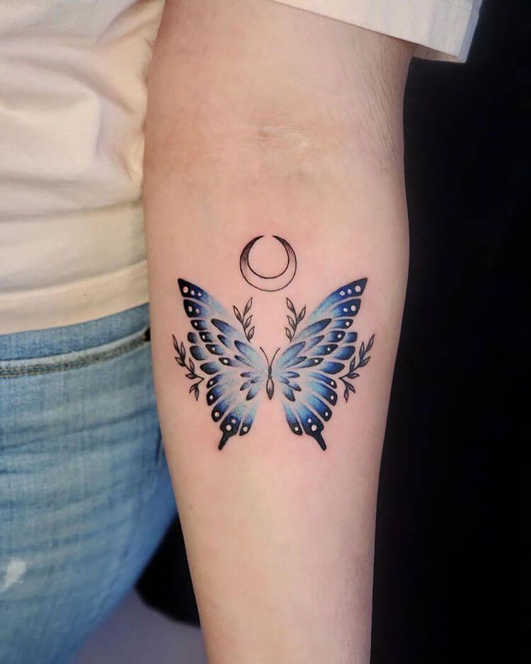 22 Hermosos tatuajes de mariposas que te encantan - 19 - julio 4, 2022