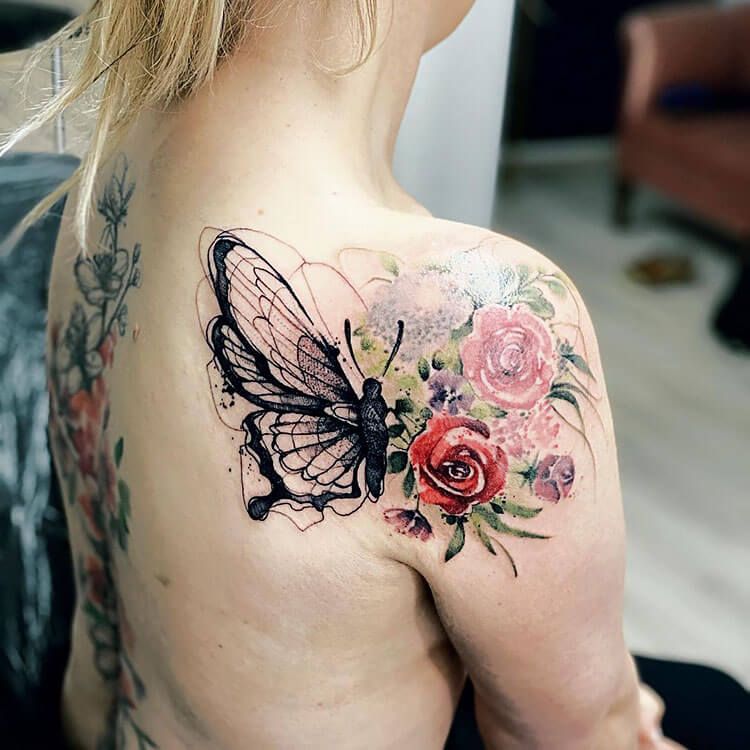 22 Hermosos tatuajes de mariposas que te encantan - 7 - julio 4, 2022