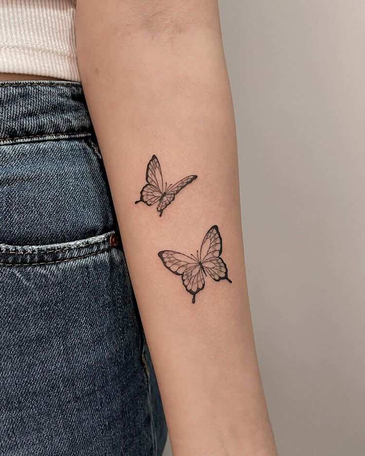 22 Hermosos tatuajes de mariposas que te encantan - 9 - julio 4, 2022