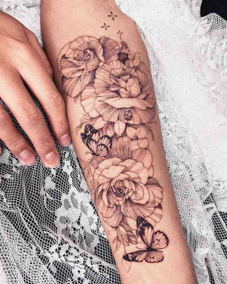 22 Hermosos tatuajes de mariposas que te encantan - 25 - julio 4, 2022