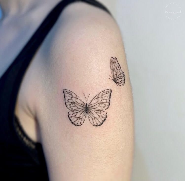 22 Hermosos tatuajes de mariposas que te encantan - 43 - julio 4, 2022