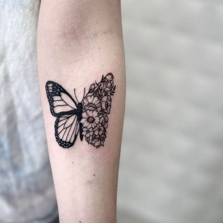 22 Hermosos tatuajes de mariposas que te encantan - 29 - julio 4, 2022
