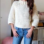 12 Patrones de suéter de crochet gruesos