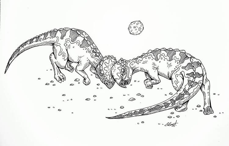 22 Dibujos divertidos y geniales de dinosaurios - 28 - julio 3, 2022