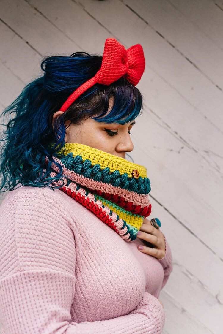 14 Patrones de bufanda de crochet y infinito para mantenerte caliente - 13 - julio 3, 2022