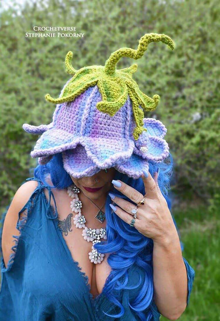 22 Patrones de crochet de moda para sombreros - 27 - julio 4, 2022