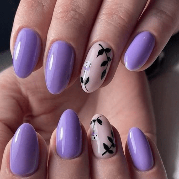 16 diseños de uñas acrílicas moradas que te harán sentir lujoso - 35 - junio 15, 2022