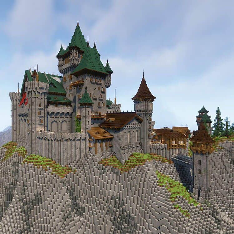 20 Ideas de construcción del castillo de Minecraft - 21 - julio 7, 2022
