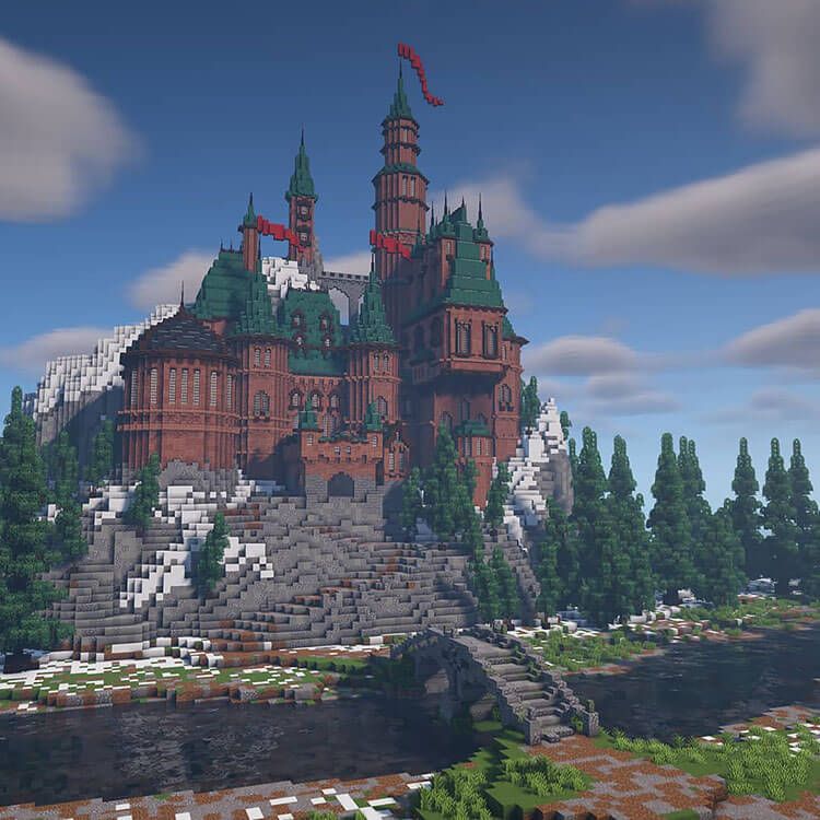 20 Ideas de construcción del castillo de Minecraft - 29 - julio 7, 2022