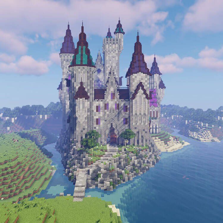 20 Ideas de construcción del castillo de Minecraft - 17 - julio 7, 2022
