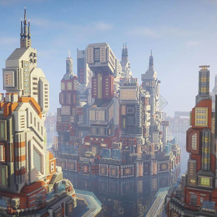 20 Minecraft Ciudad se construye para inspirarte y desafiarte - 25 - julio 7, 2022