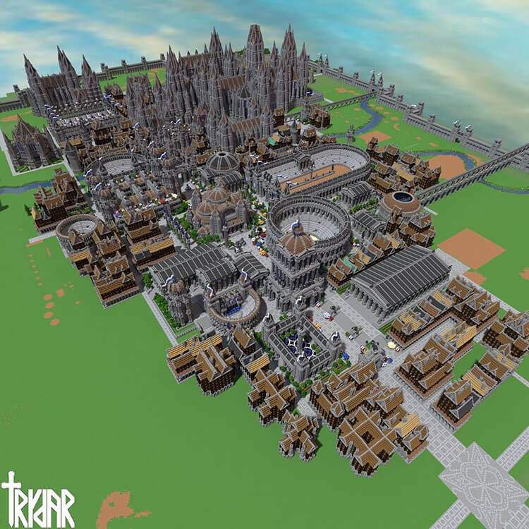 20 Minecraft Ciudad se construye para inspirarte y desafiarte - 29 - julio 7, 2022