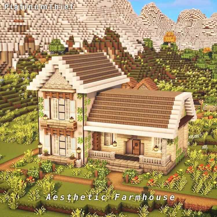 17 Minecraft Construcción de casas de campo Ideas para fanáticos de Cottagecore - 13 - julio 7, 2022