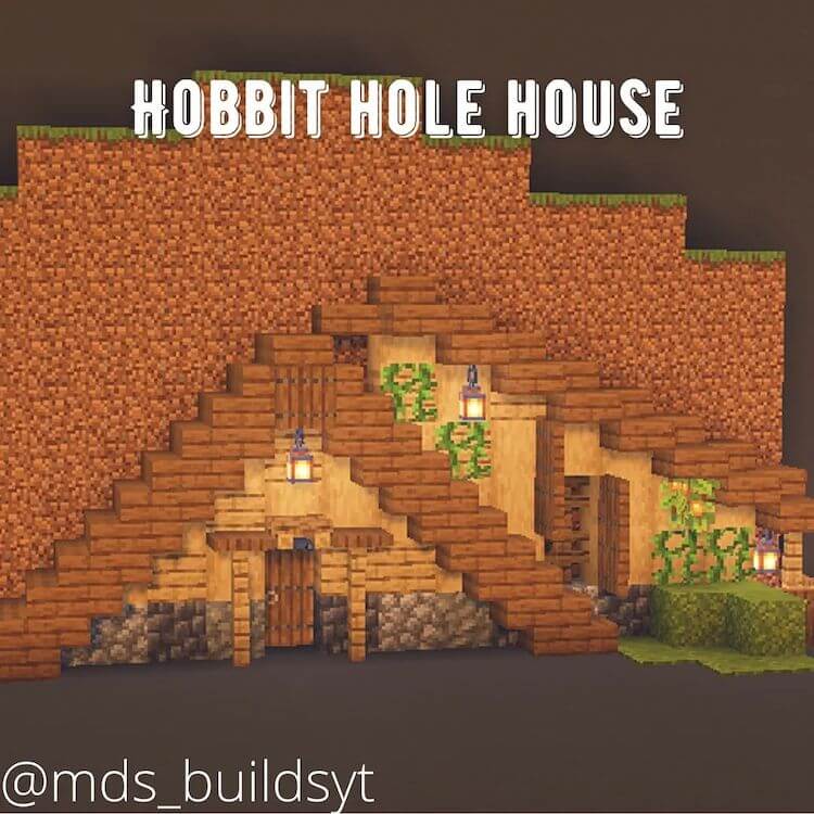18 Minecraft Construcciones de agujeros de hobbit - 17 - julio 7, 2022