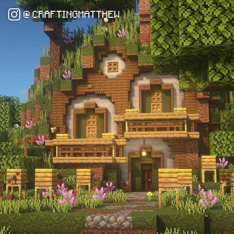 18 Minecraft Construcciones de agujeros de hobbit - 21 - julio 7, 2022