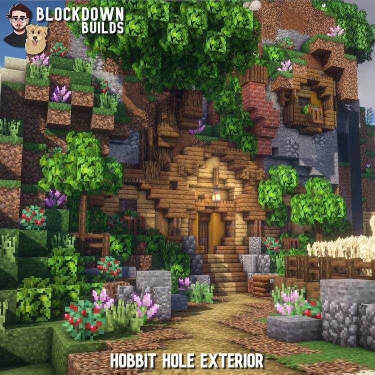18 Minecraft Construcciones de agujeros de hobbit - 3 - julio 7, 2022