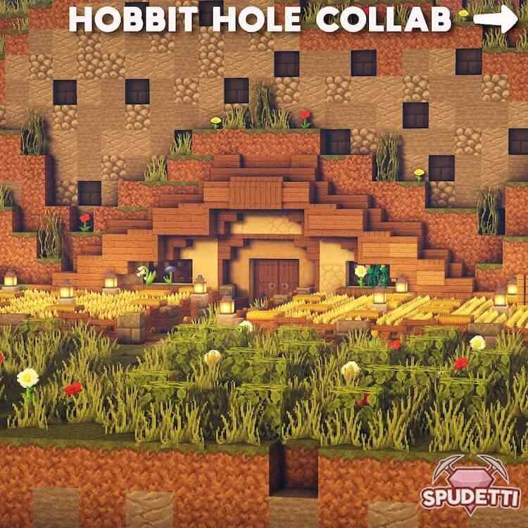 18 Minecraft Construcciones de agujeros de hobbit - 35 - julio 7, 2022