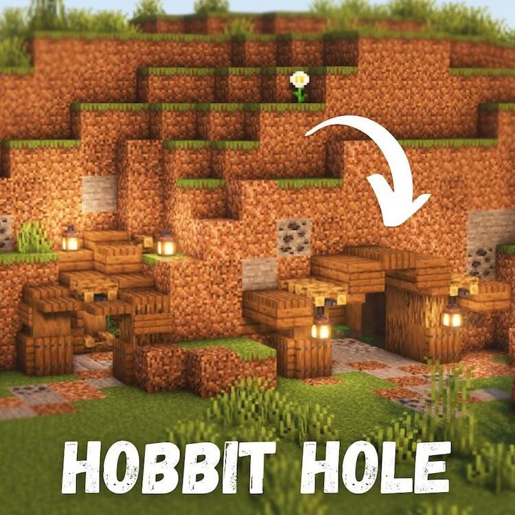 18 Minecraft Construcciones de agujeros de hobbit - 15 - julio 7, 2022