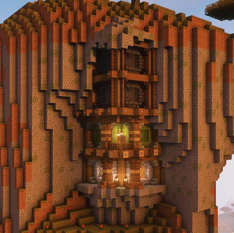 14 Ideas para construir casas de Minecraft dentro de las montañas - 21 - julio 7, 2022