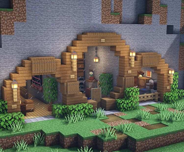 14 Ideas para construir casas de Minecraft dentro de las montañas - 25 - julio 7, 2022