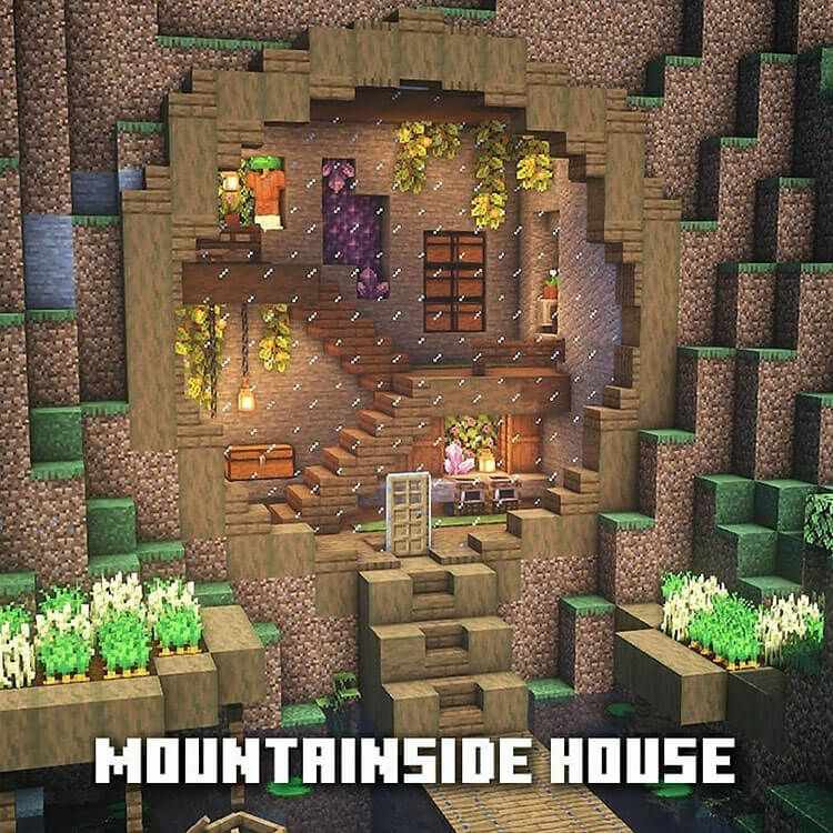 14 Ideas para construir casas de Minecraft dentro de las montañas - 7 - julio 7, 2022