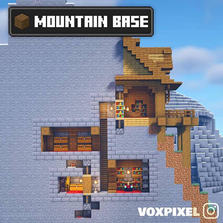 14 Ideas para construir casas de Minecraft dentro de las montañas - 9 - julio 7, 2022