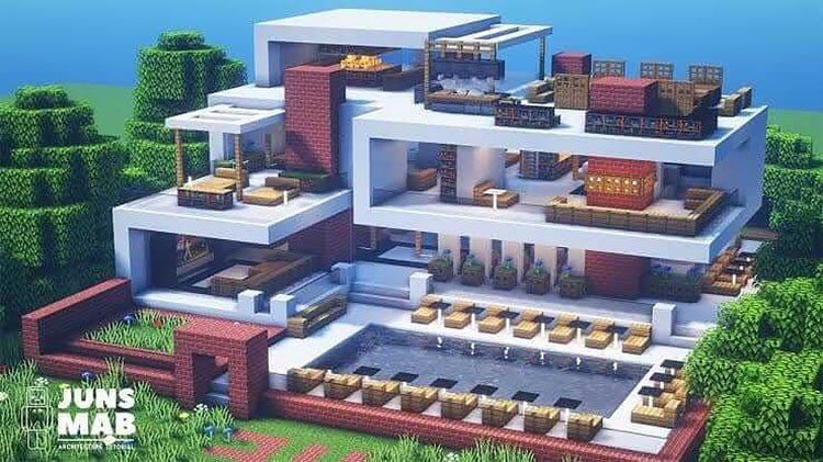 12 Construcciones de casa modernas y lujosas de Minecraft - 13 - julio 4, 2022