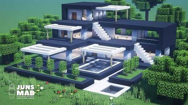 12 Construcciones de casa modernas y lujosas de Minecraft - 17 - julio 4, 2022