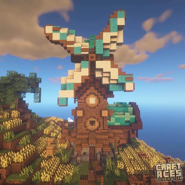 25 Minecraft Windmill construcion para impresionar a tus amigos - 27 - septiembre 24, 2022