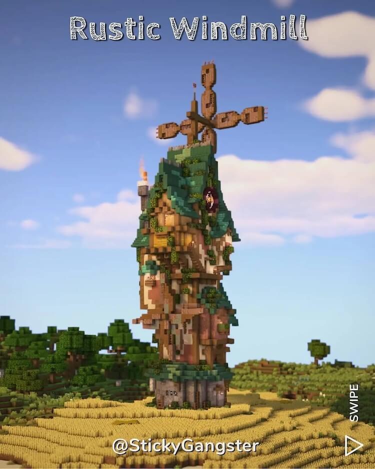 25 Minecraft Windmill construcion para impresionar a tus amigos - 43 - septiembre 24, 2022