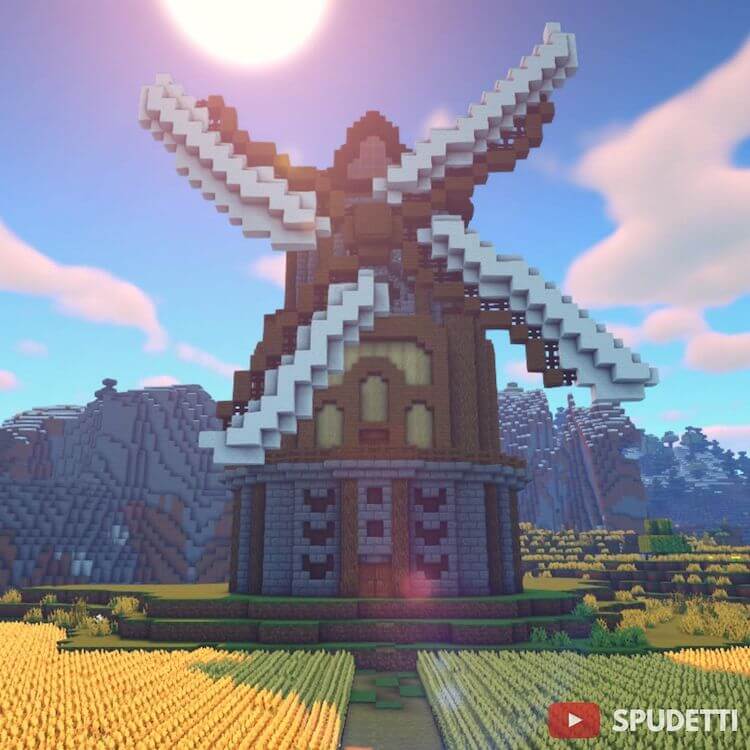 25 Minecraft Windmill construcion para impresionar a tus amigos - 45 - septiembre 24, 2022