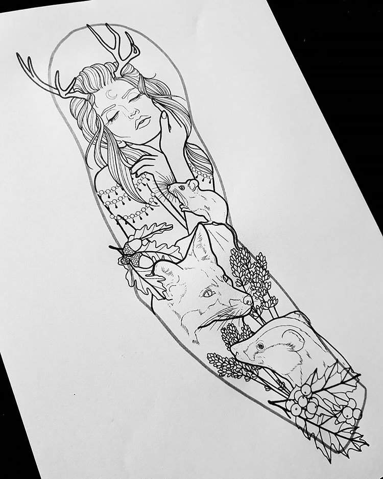 36 Hermosas ideas de manga de tatuajes para mujeres - 37 - julio 4, 2022
