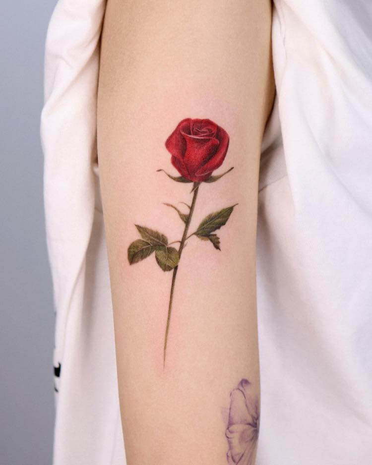 17 Impresionantes diseños de tatuajes de rosas para mujeres - 29 - julio 4, 2022