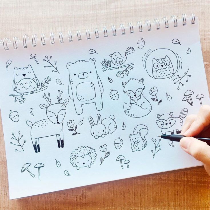 24 Ideas lindas de boceto de animales para principiantes - 25 - julio 4, 2022