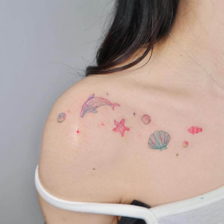 22 Diseños de tatuajes de estrellas de mar que te impresionarán - 11 - julio 4, 2022